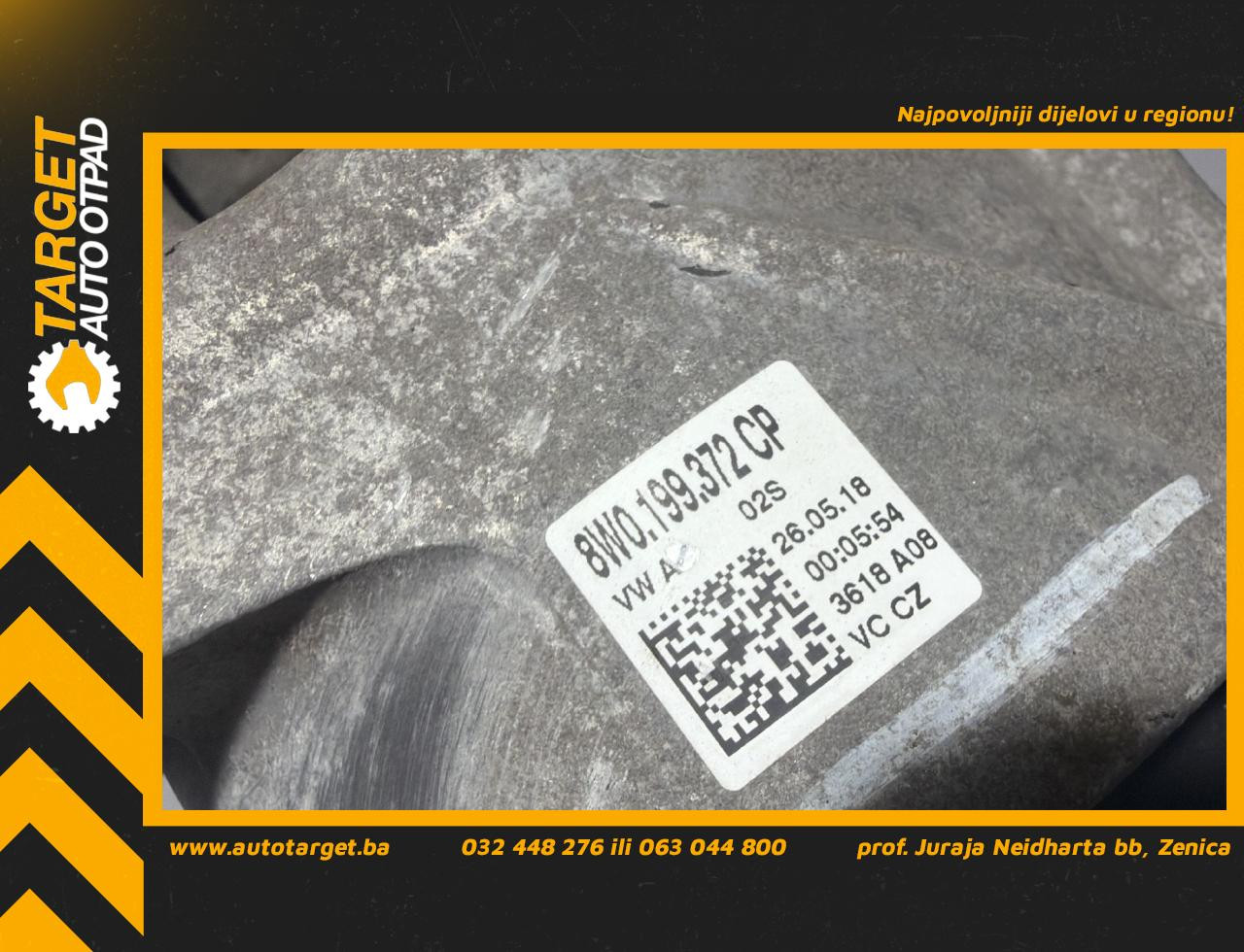 DIJELOVI NOSAC MOTORA AUDI A4 (B9) > 15-18 2.0 8W0199372CP