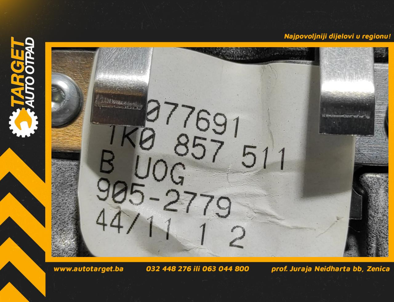 DIJELOVI UNUTRASNJI RETROVIZOR VW GOLF 6 > 08-12 1K0857511B