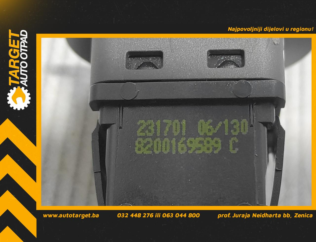 DIJELOVI PREKIDAC RENAULT CLIO > 05-09 8200169589C