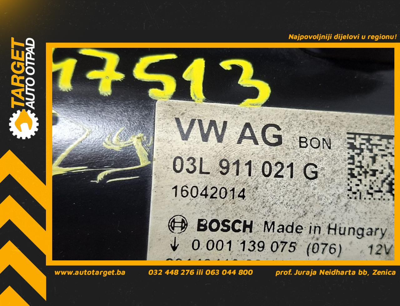DIJELOVI ALNASER AUDI A4 (B8) > 12-15 2.0 03L911021G