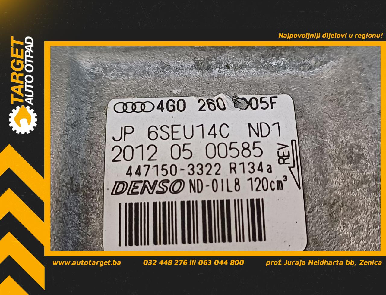 DIJELOVI KOMPRESOR KLIME AUDI A8 > 14- 4G0260805F