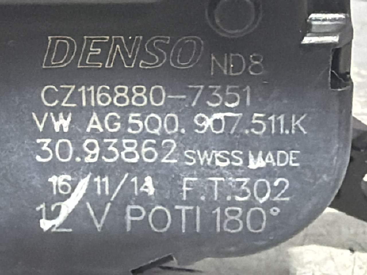 DIJELOVI MOTORIC KLAPNE VW PASSAT B8 > 14-19 1.6 5Q0907511K