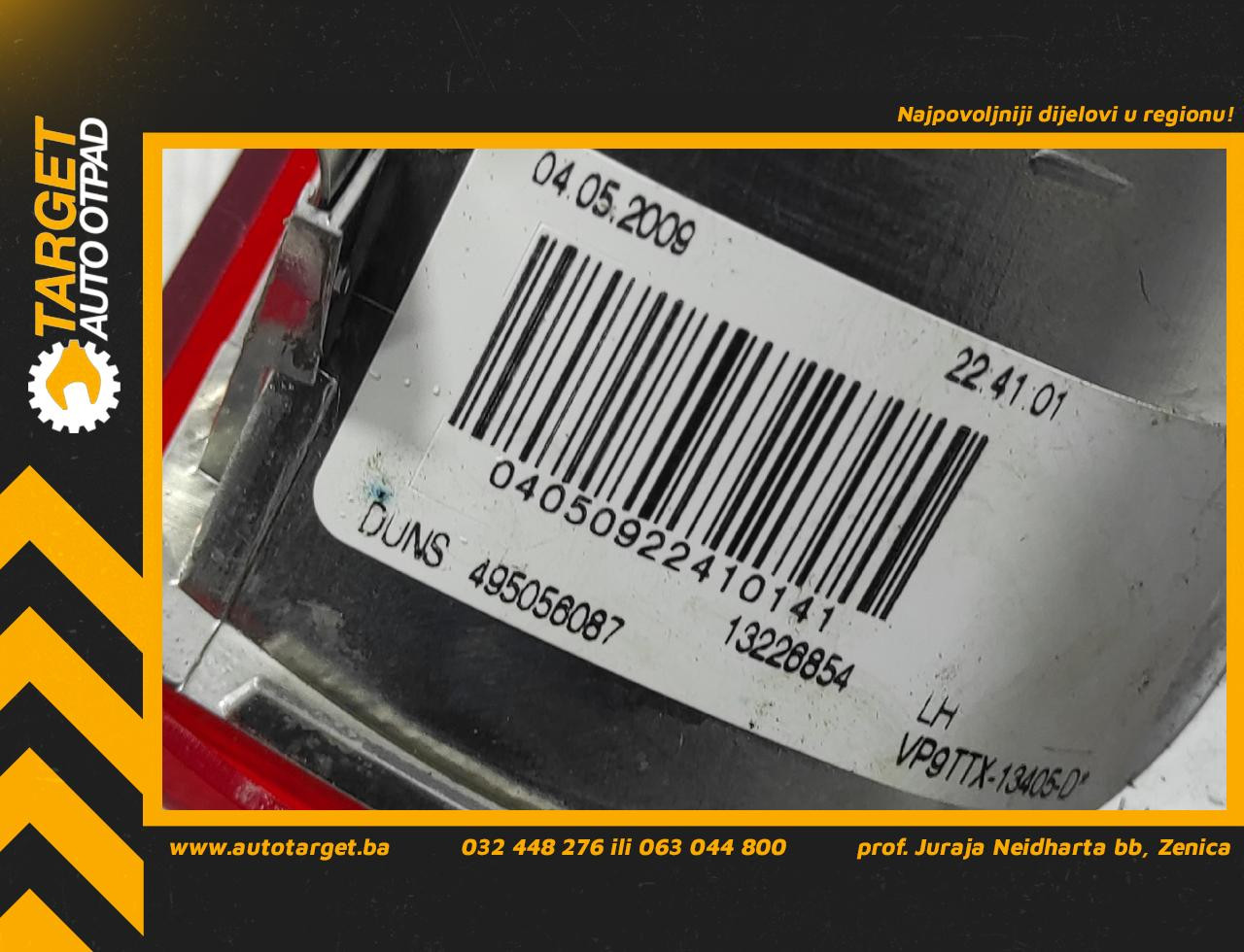 DIJELOVI STOP SVJETLO OPEL INSIGNIA > 09-13 2.0 495056087