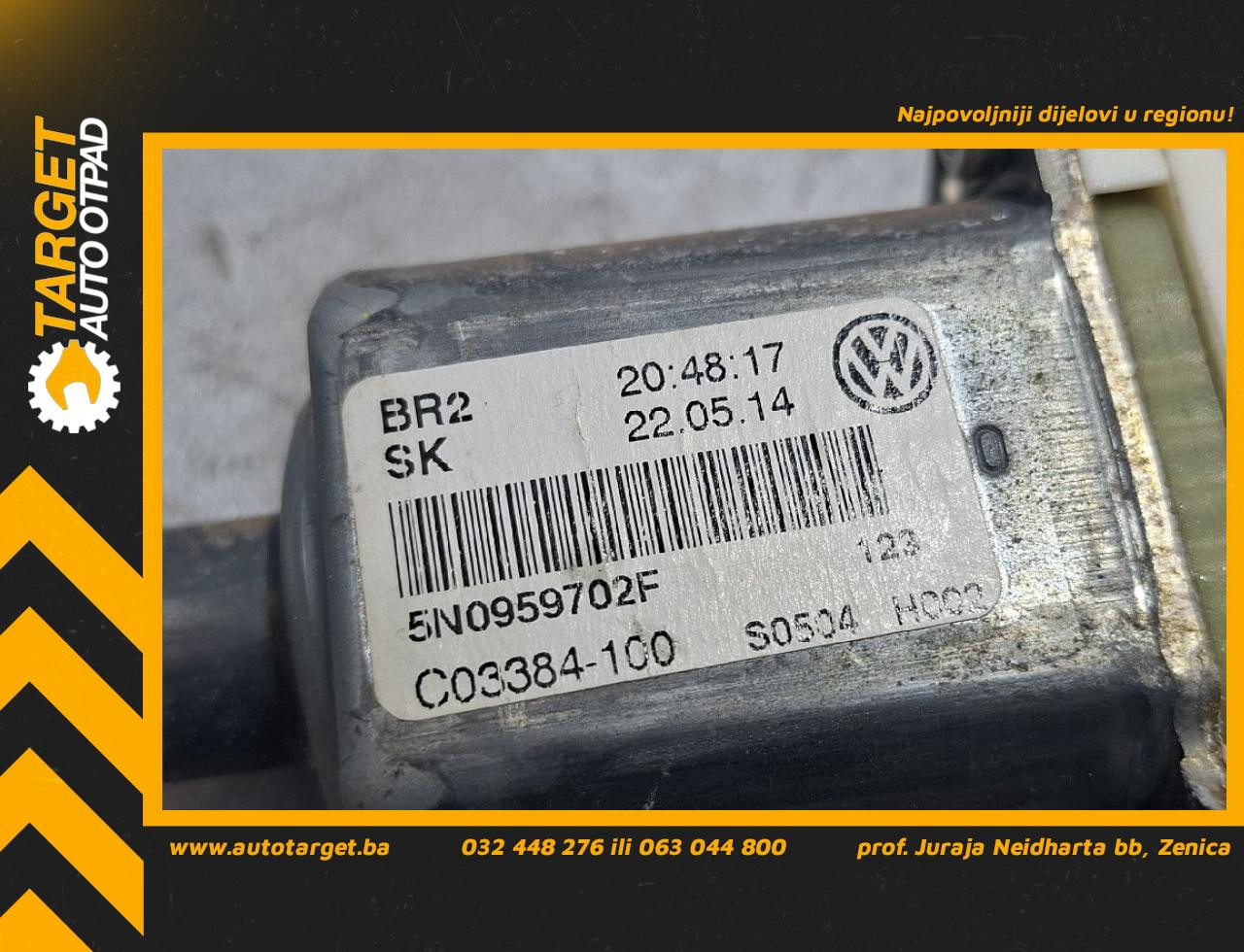 MOTORIC PODIZACA STAKLA VW TIGUAN > 11-15 5N0959702F
