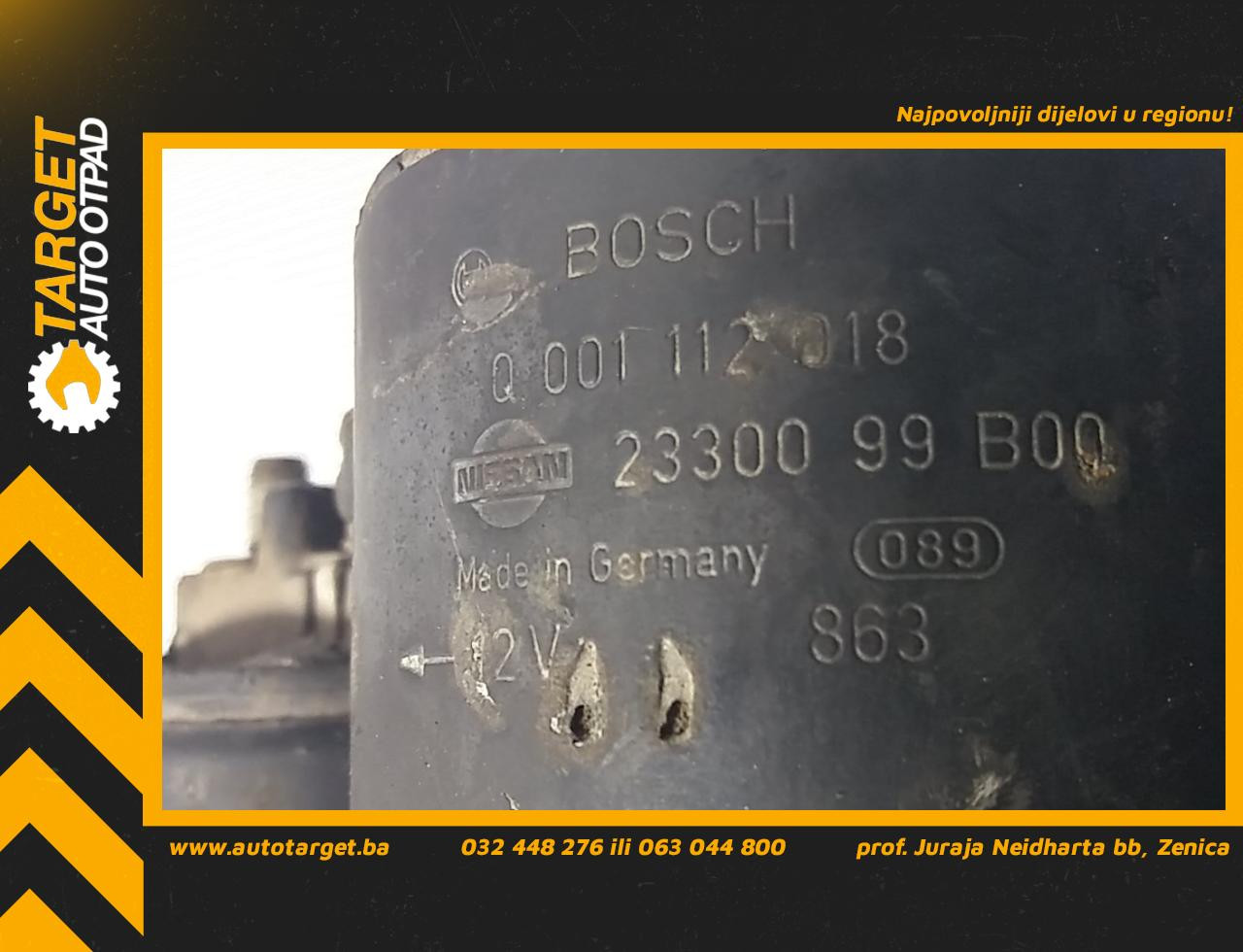 DIJELOVI ALNASER NISSAN MICRA > 92-98 1.0 2330099B00