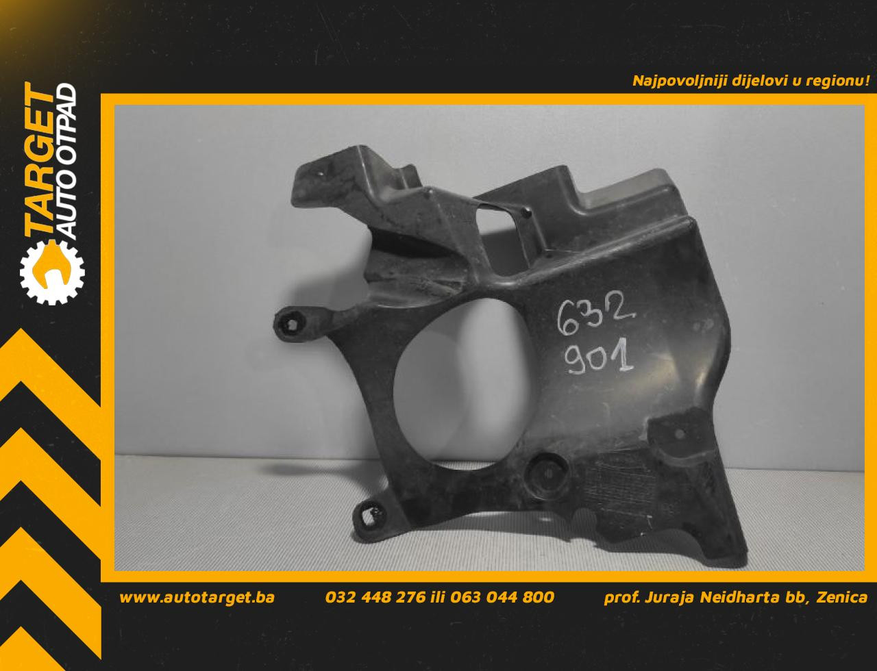POKLOPAC MOTORA PEUGEOT 206 > 98-09 9643633980