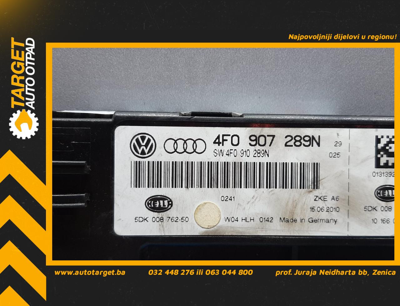 DIJELOVI ELEKTRONIKA MODUL AUDI A6 > 08-11 4F0907289N