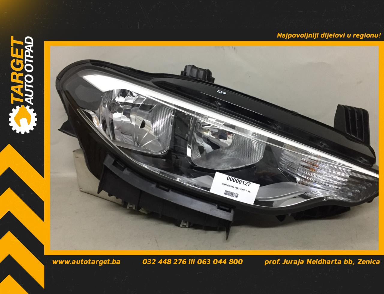 DIJELOVI FAR FIAT TIPO > 15- 00519844890