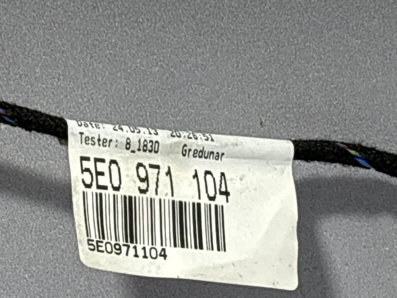 DIJELOVI INSTALACIJA SKODA OCTAVIA > 13-16 5E0971104