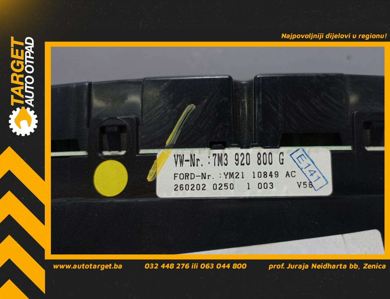 DIJELOVI CELER SAT VW SHARAN > 00-03 7M3920800G