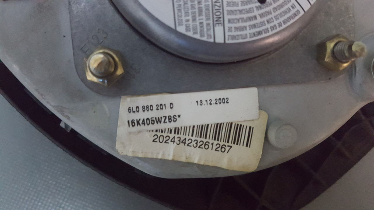 AIRBAG VOLANA SEAT IBIZA/CORDOBA > 02-06 6LO880201D