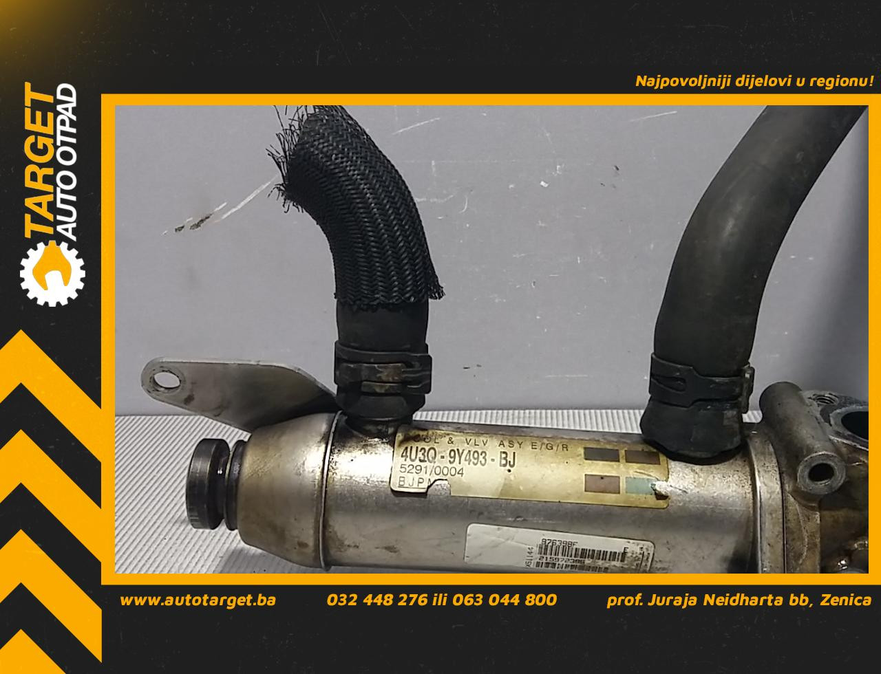 HLADNJAK EGR VENTILA PEUGEOT 607 > 00-10 4U3Q9Y493BJ