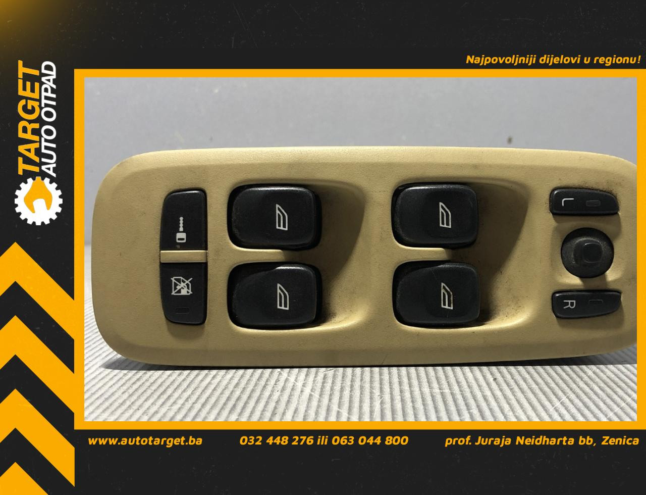 DIJELOVI PREKIDACI PROZORA VOLVO S60 > 00-05 09193383