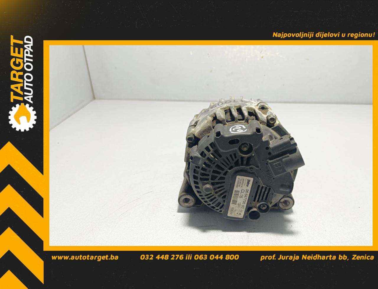 DIJELOVI ALTERNATOR PEUGEOT 308 > 07-11 1.6 9664779680