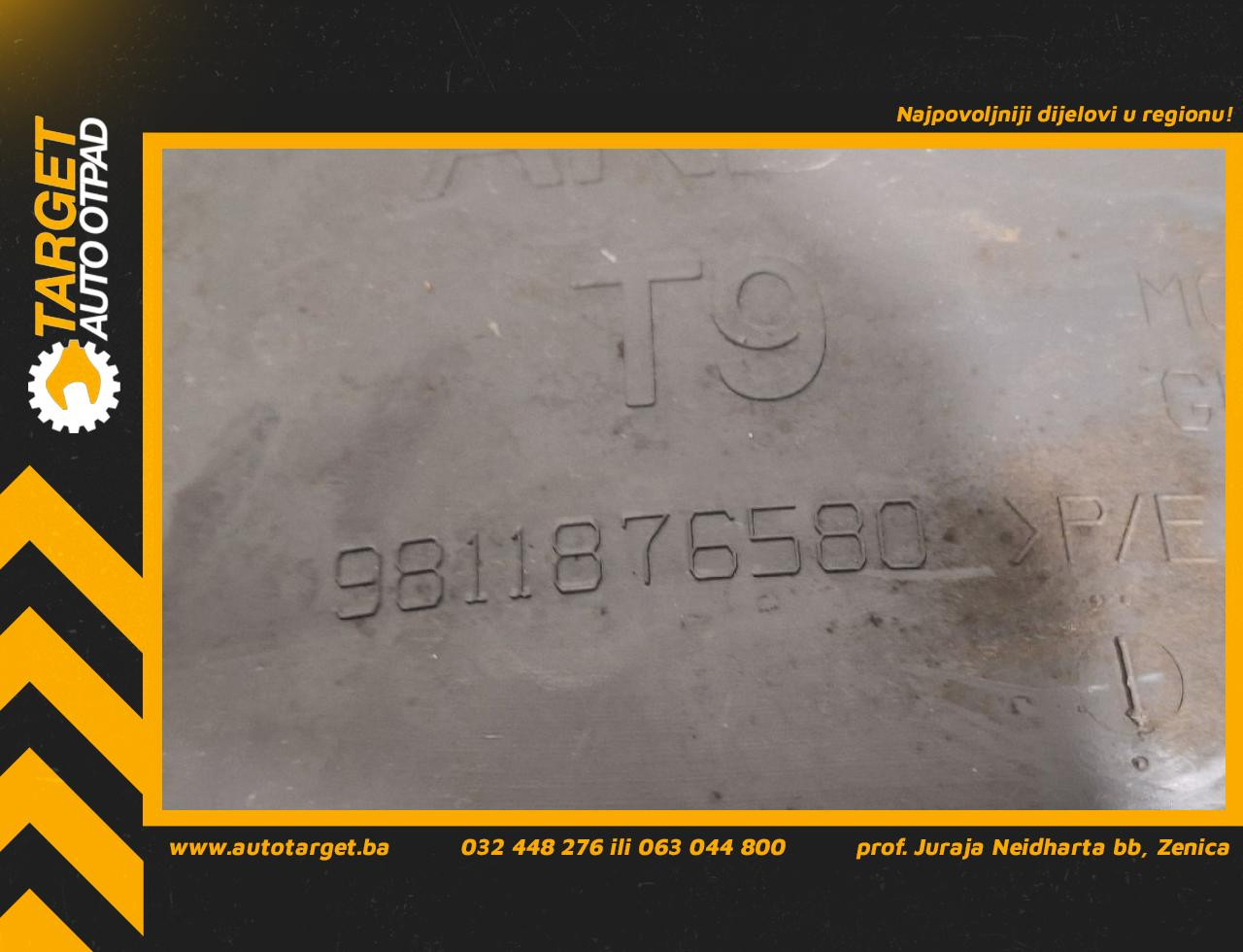 DIJELOVI UNUTRASNJI BLATOBRAN PEUGEOT 308 > 17-21 2.0 9677266380