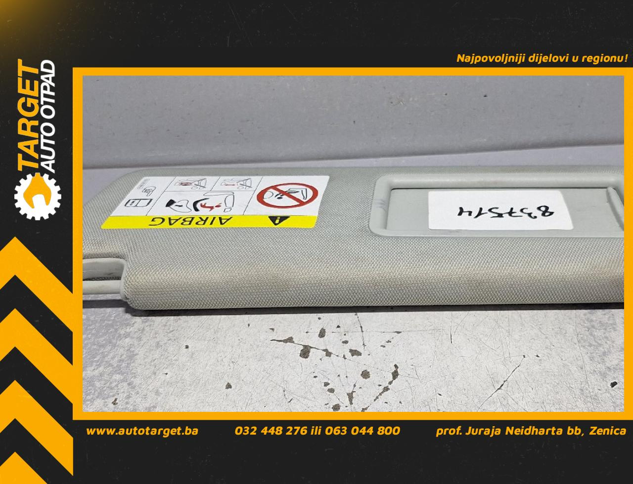 DIJELOVI SUNCOBRAN AUDI A6 4G > 14-18 3.0 4G0857551