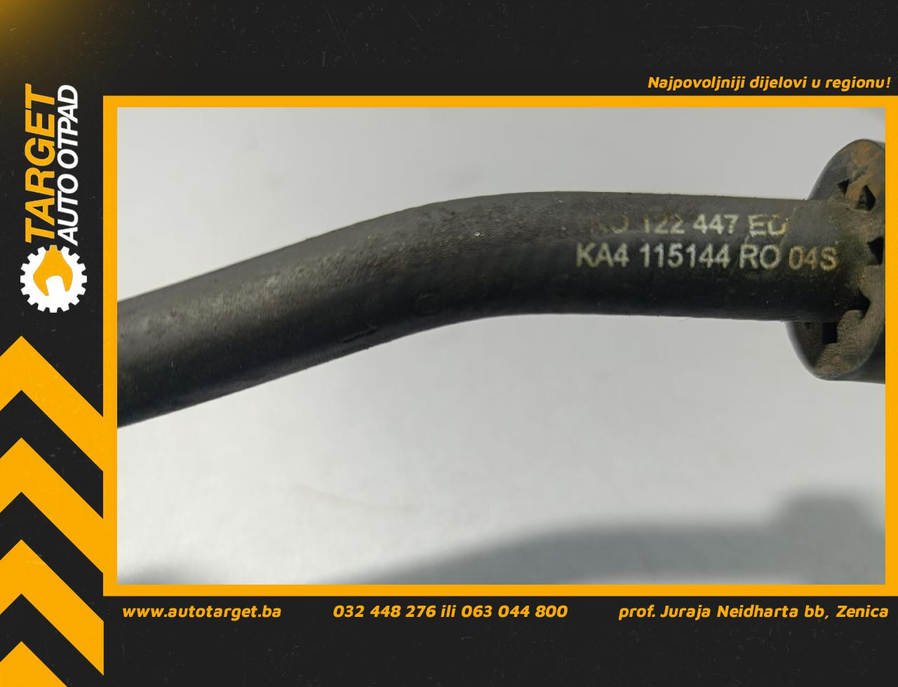 DIJELOVI CRIJEVO VW PASSAT B6 > 05-10 2.0 1K0122447ED