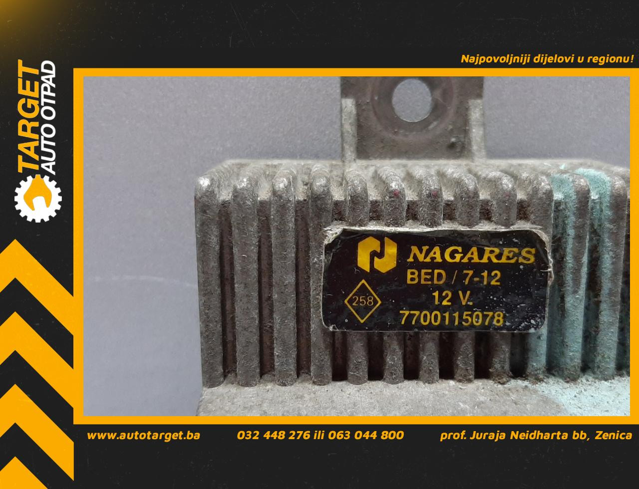 DIJELOVI ELEKTRONIKA RELEJ RENAULT SCENIC > 03-06 770115078