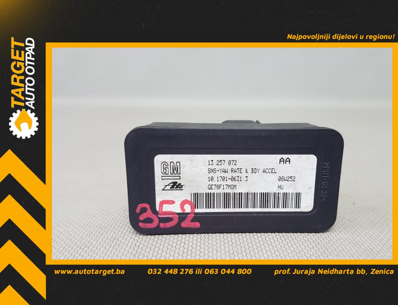 ELEKTRONIKA ESP OPEL ASTRA H > 04-06 13257072 08W252