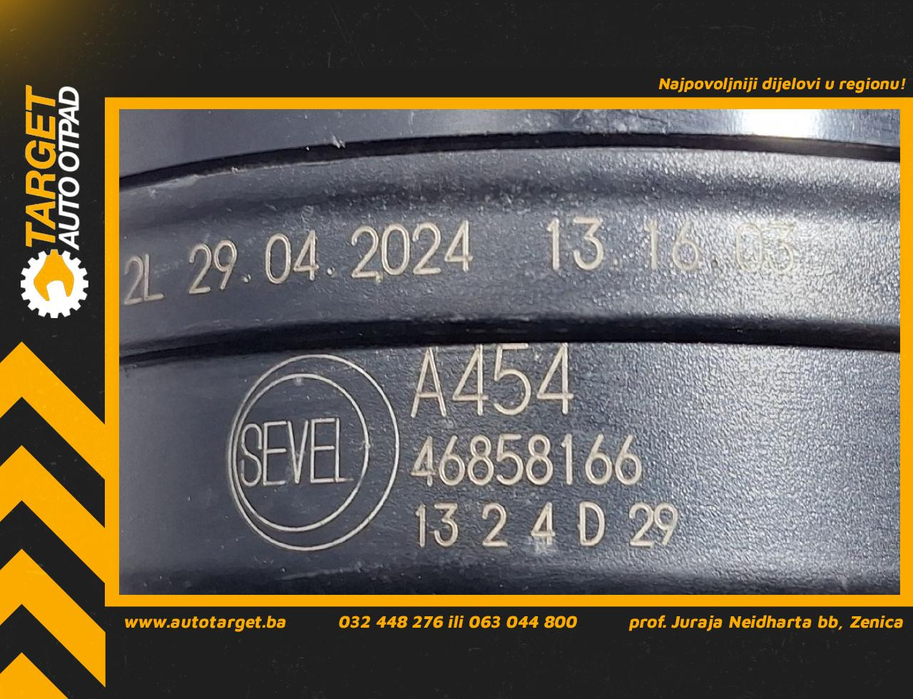 DIJELOVI SIRENA FIAT DUCATO > 14- 2.3 A45446858166