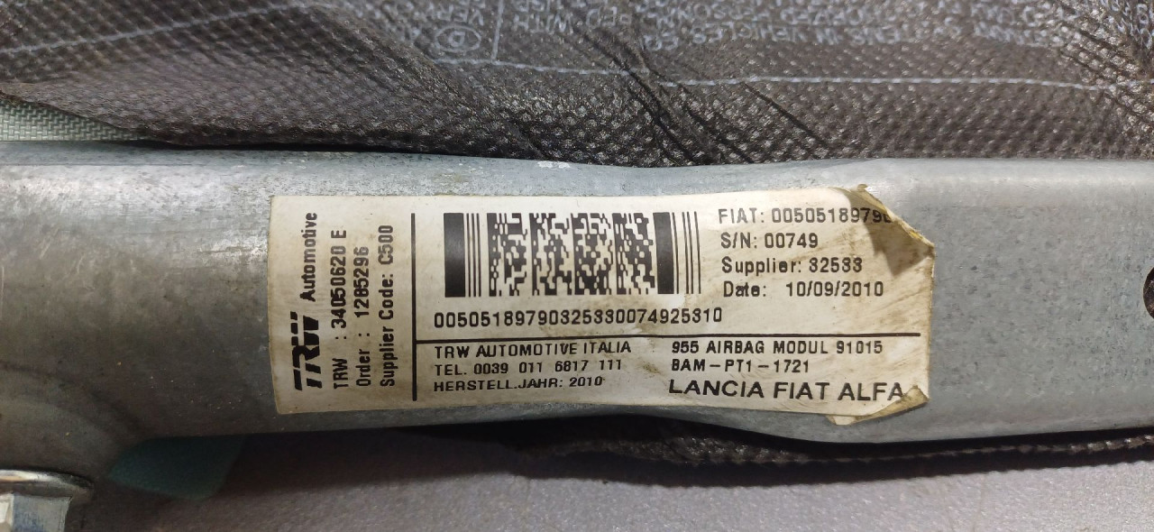 KROVNI AIRBAG ALFA ROMEO MITO > 08-16 34050620E