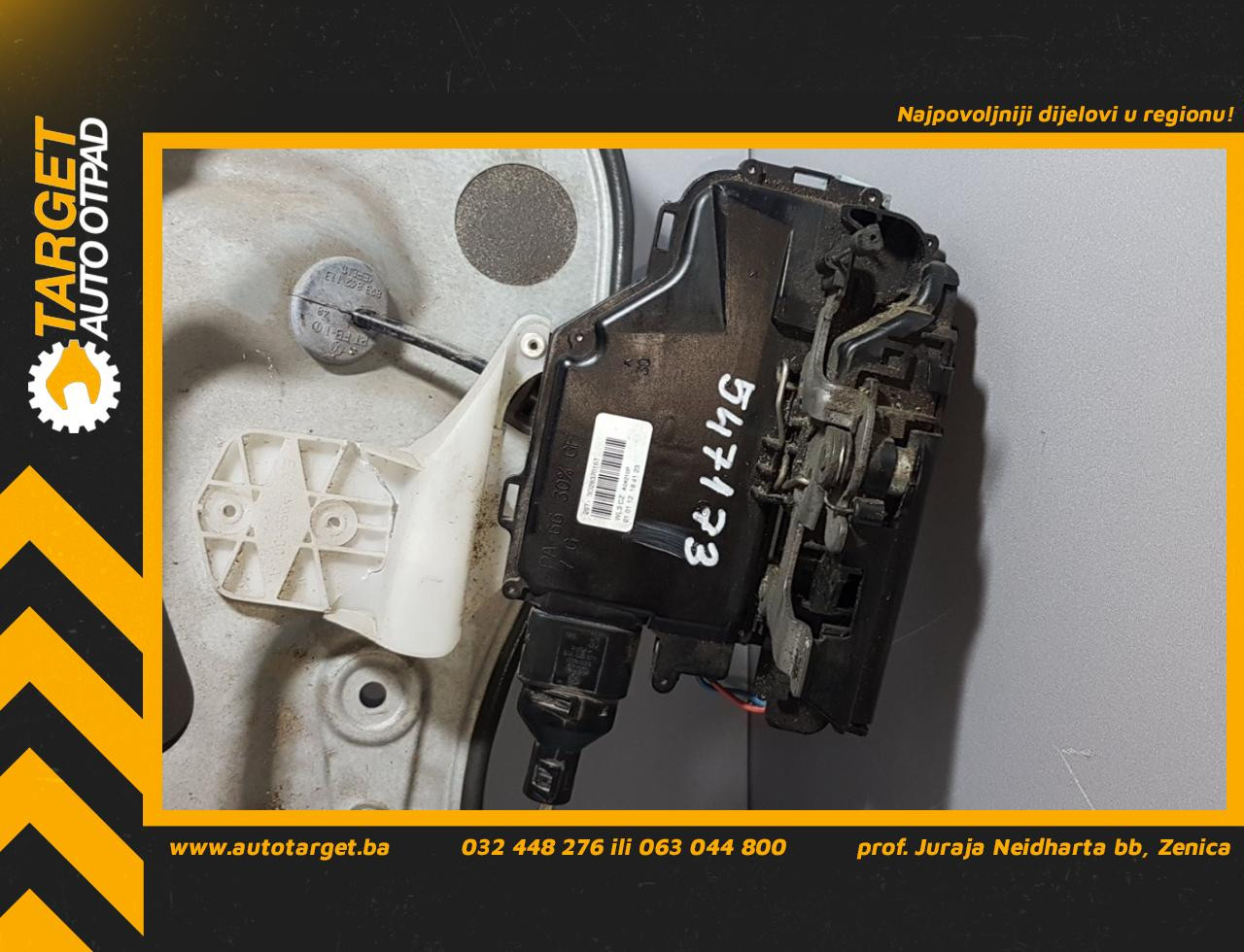 DIJELOVI BRAVA VRATA VW CADDY > 03-10 3D2837015T