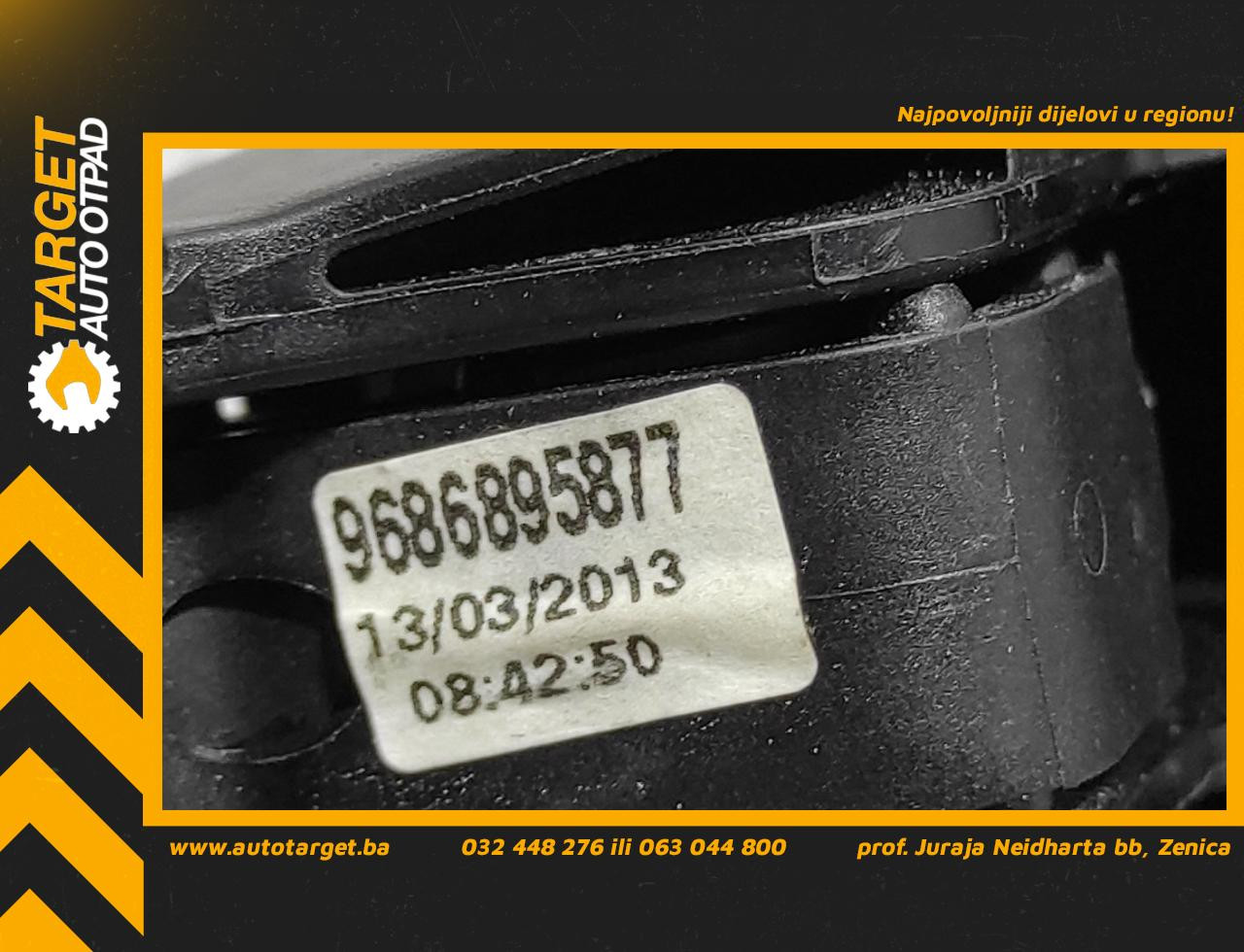 DIJELOVI RUCKA VRATA PEUGEOT 508 > 11-14 9686895877