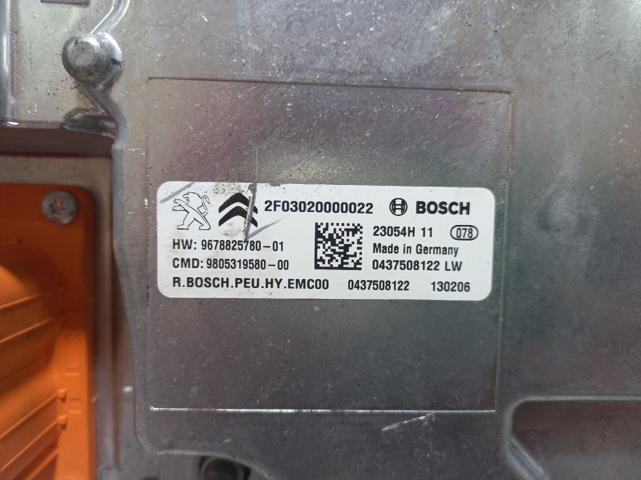 DIJELOVI INVERTER PEUGEOT 508 > 11-14 9678825780