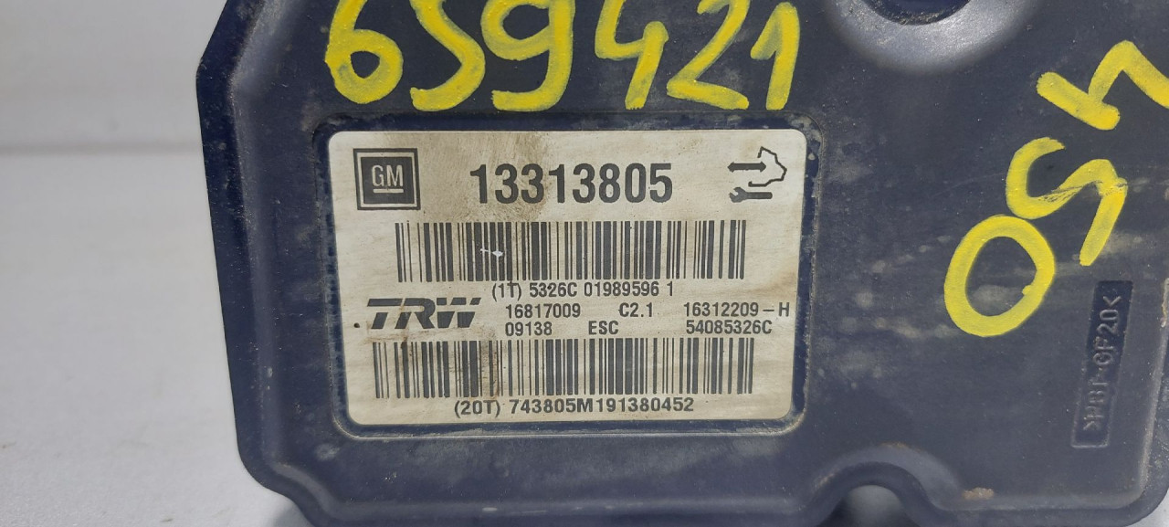 ABS ELEKTRONIKA OPEL INSIGNIA > 09-13 13313805