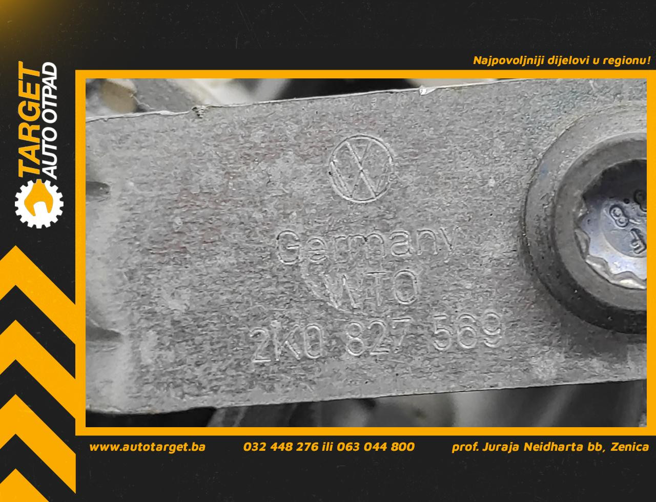 DIJELOVI ULOZAK BRAVE VW CADDY > 15-20 2K0827569