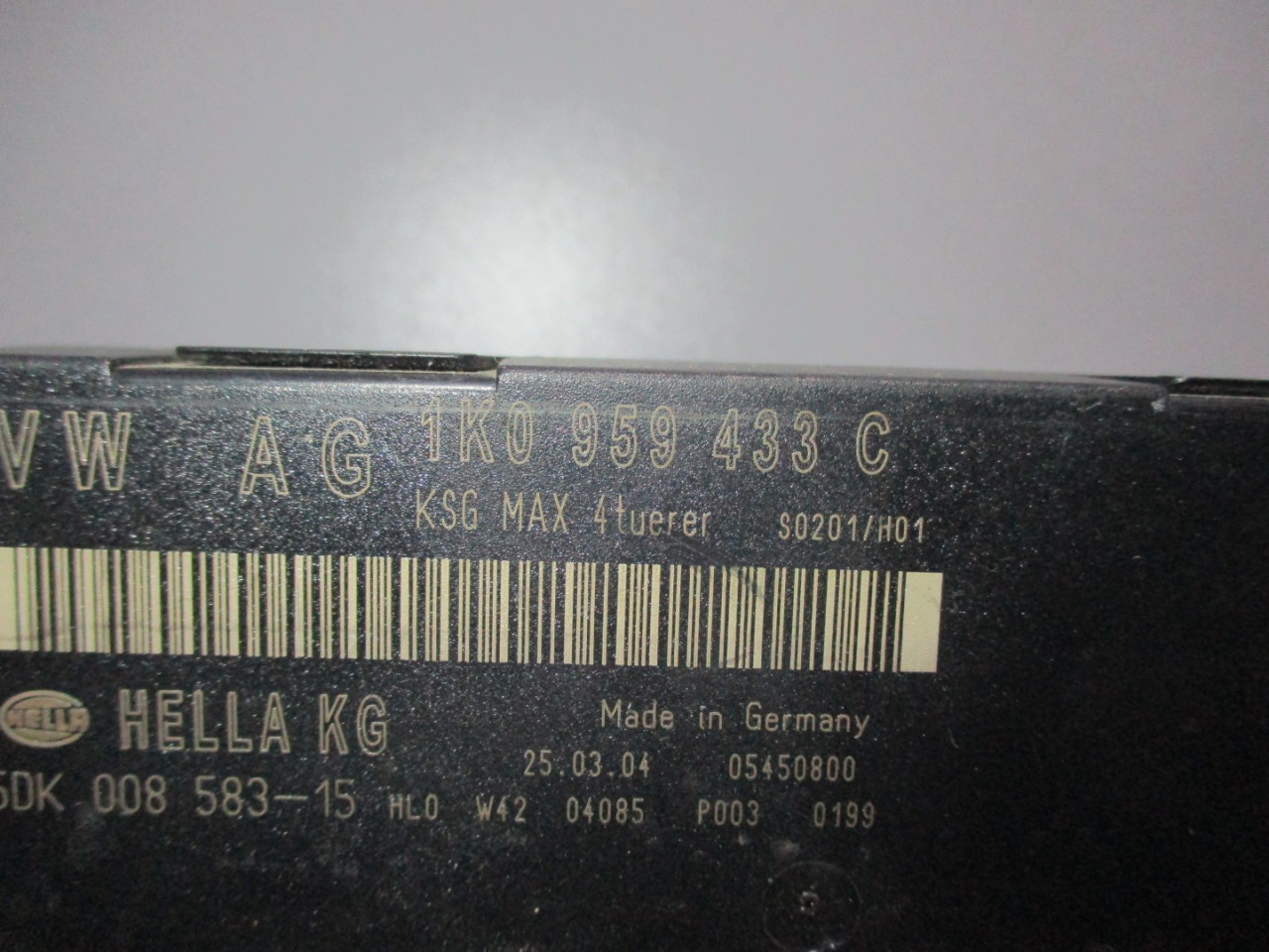 KOMFORT ELEKTRONIKA VW CADDY > 03-10 1K0959433CP