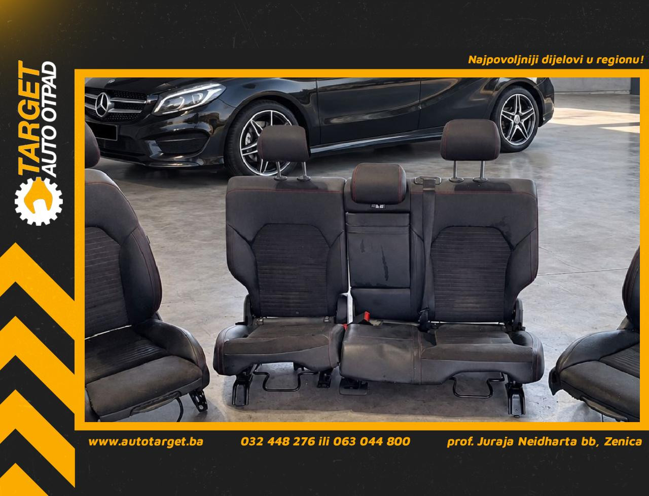 DIJELOVI SJEDISTA MERCEDES B KLASA (W246) > 14-19 2.2
