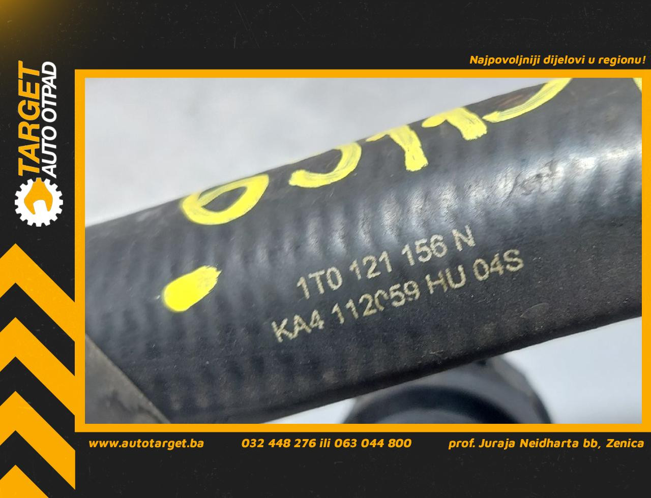 DIJELOVI CRIJEVO VW TOURAN > 03-06 2.0 1T0121156N
