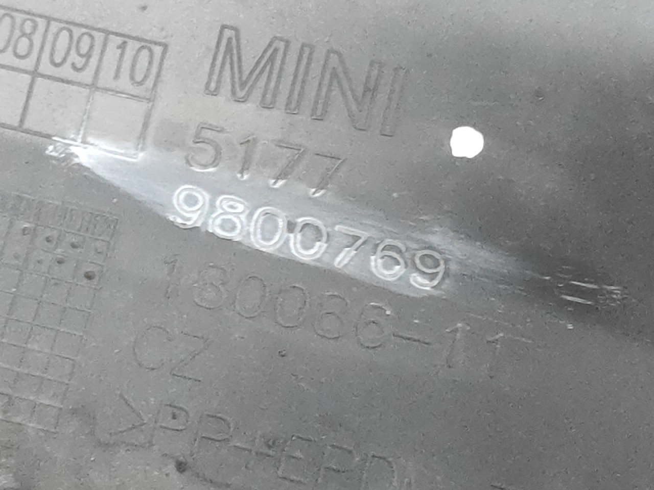 RUB BLATOBRANA MINI MINI (R60) COUNTRYMAN > 10-17 98007