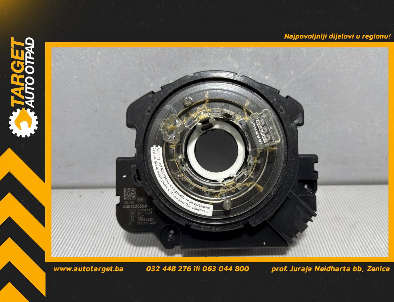 DIJELOVI SPULA VOLANA AUDI A6 4G > 11-14 2.0 4G0953568A