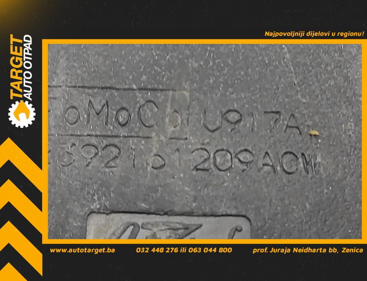 DIJELOVI ISPALJIVAC FORD RANGER > 11-15 2.2 AB392161209ACW