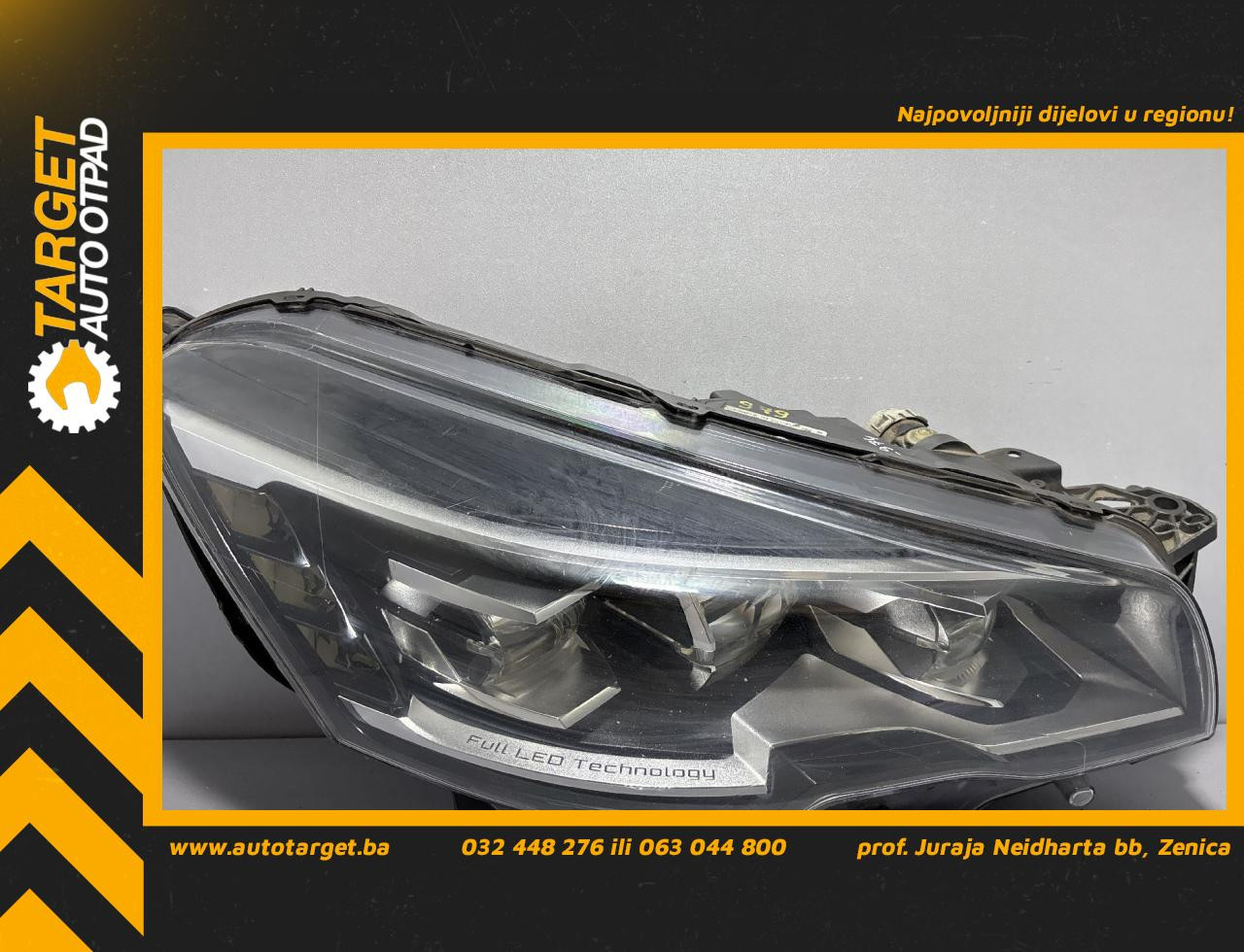 DIJELOVI FAR PEUGEOT 508 > 14-18 9807241880