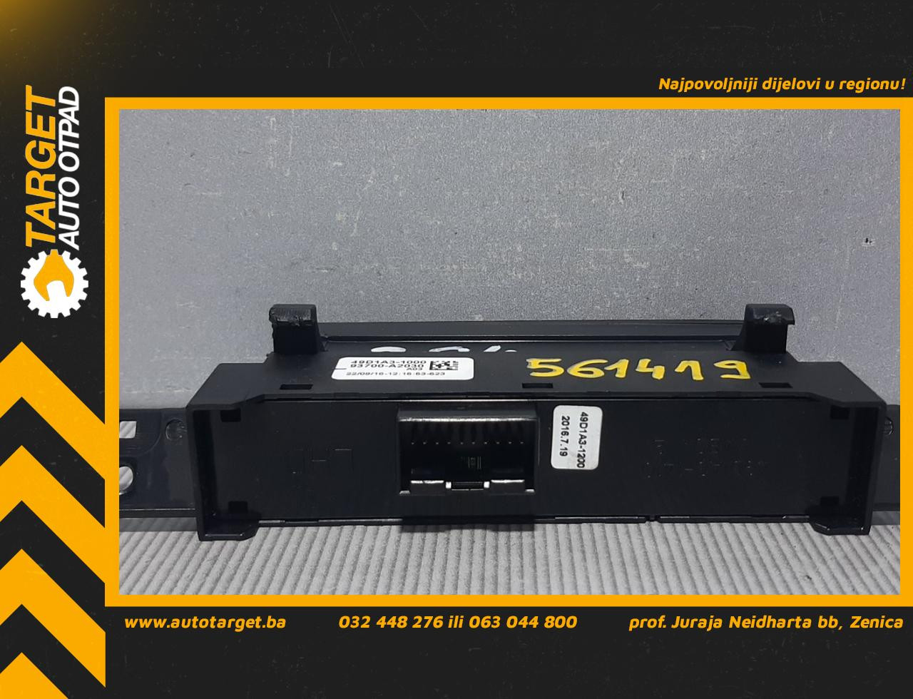 DIJELOVI PREKIDAC KIA CEED > 12-17 1.6 49D1A31000