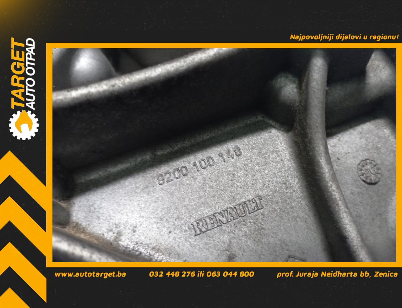 DIJELOVI NOSAC ALTERNATORA RENAULT LAGUNA > 05-07 1.9 8200100148