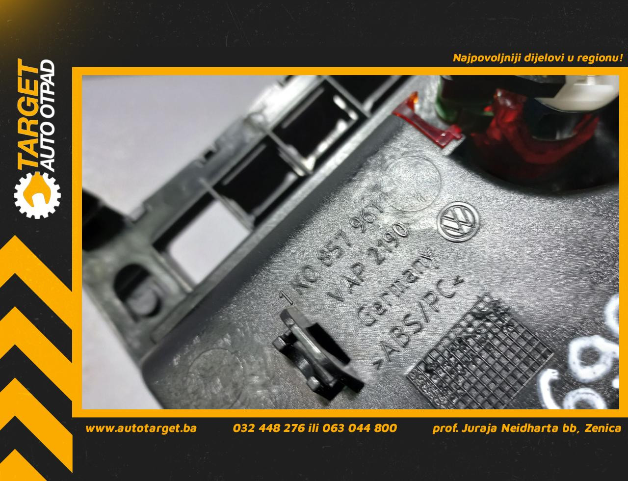 DIJELOVI PEPELJARA VW GOLF 5 > 03-08 1K0857961