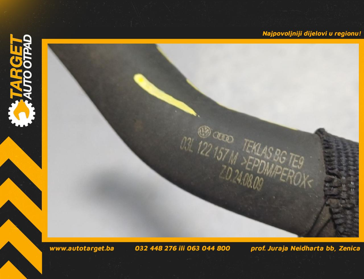 DIJELOVI CRIJEVO AUDI A5 (8T) SPORTBACK > 07-11 2.0 03L122157M