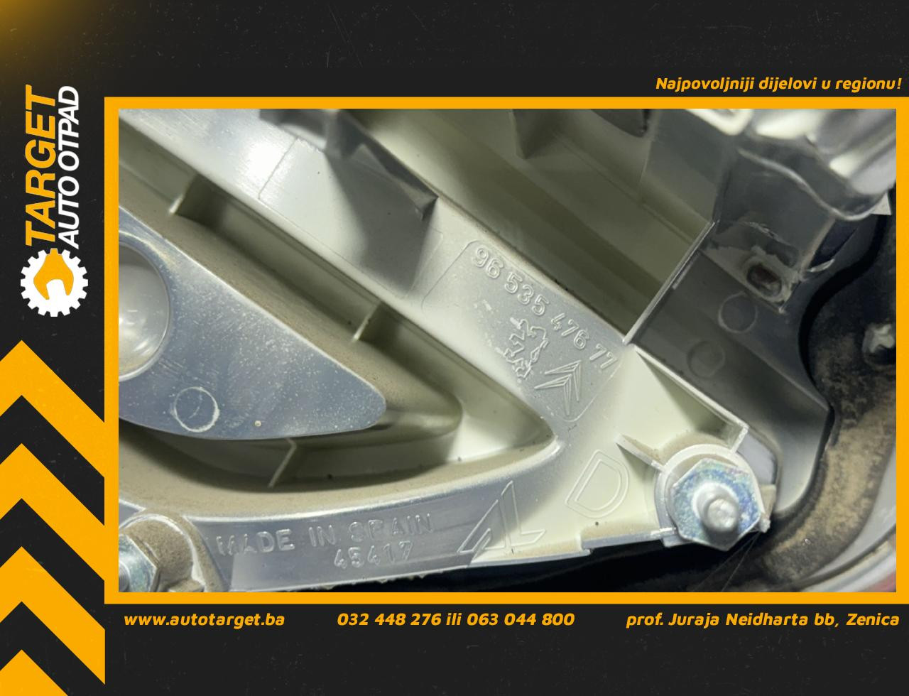 DIJELOVI STOP SVJETLO CITROEN C4 PICASSO > 10-13 1.6 9653547677
