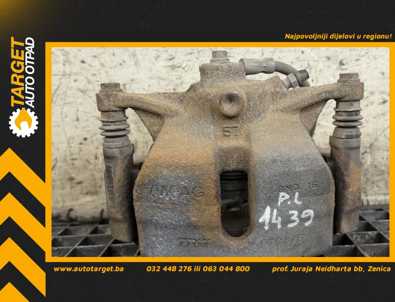 DIJELOVI KOCIONA KLJESTA VW TIGUAN > 16-20 2.0 8V0615123D