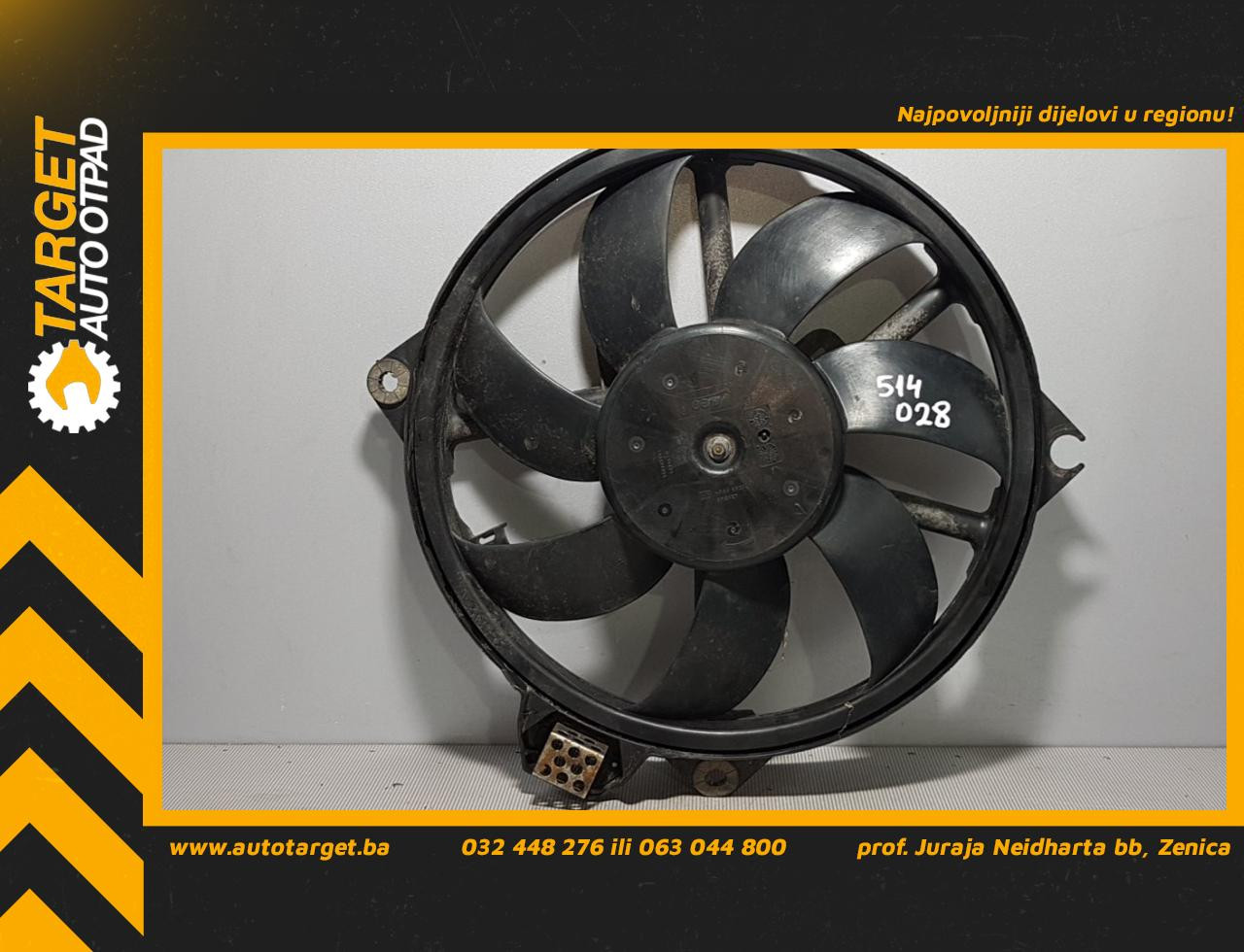 DIJELOVI VENTILATOR RENAULT MEGANE > 08-12 214810898R