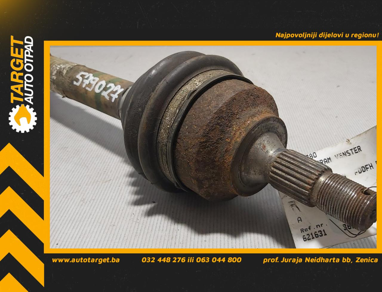 DIJELOVI POLUOSOVINA PEUGEOT 307 > 05-09 2.0 9637117780