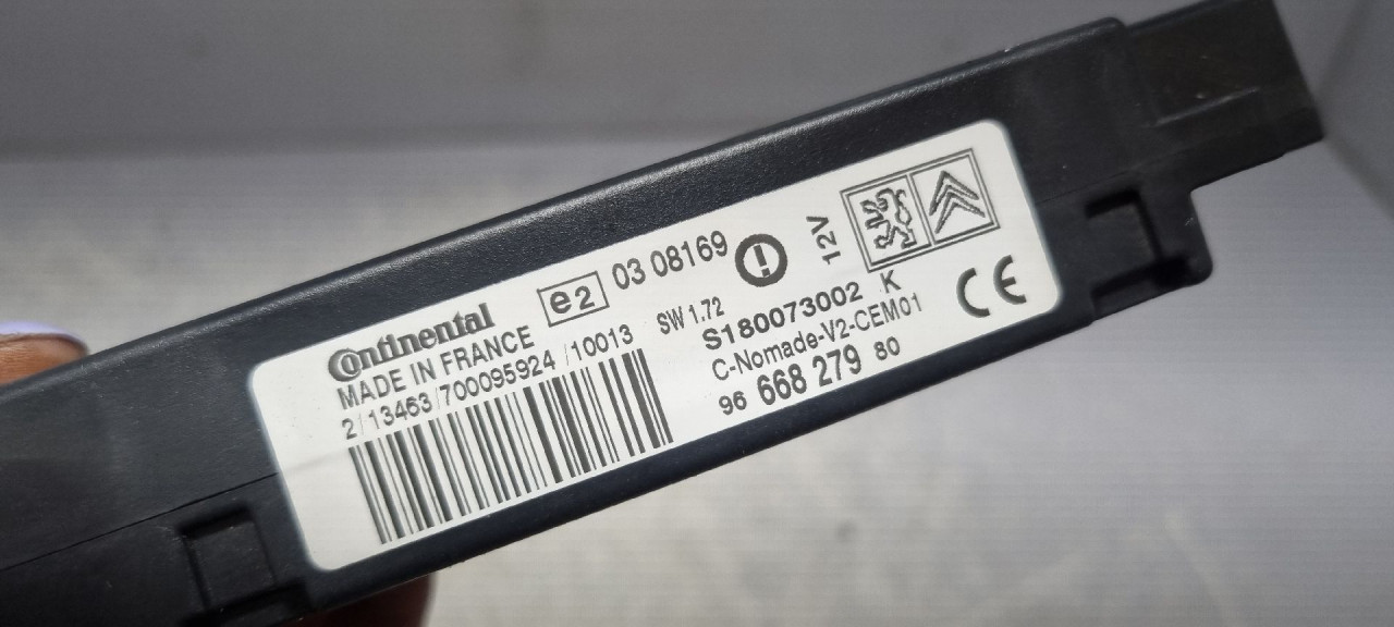 ELEKTRONIKA MODUL CITROEN C4 PICASSO > 10-13 9666827980