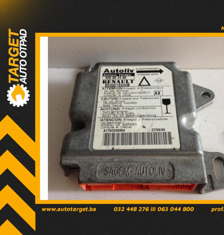 ELEKTRONIKA AIRBAGA RENAULT LAGUNA > 94-01 550804400
