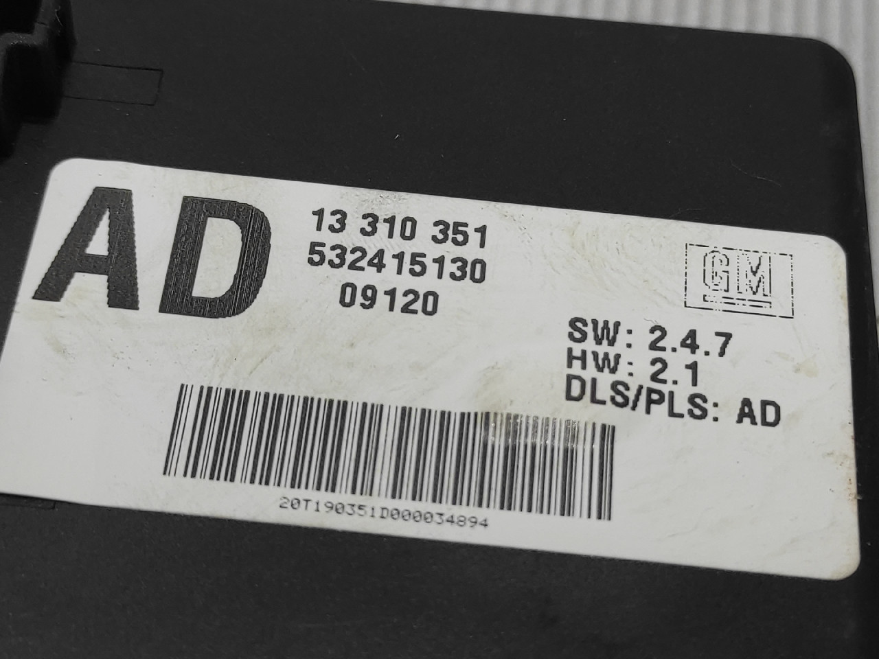 ELEKTRONIKA MODUL OPEL INSIGNIA > 09-13 13310351