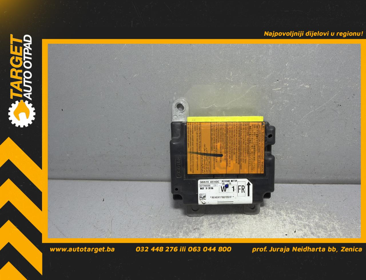 ELEKTRONIKA AIRBAGA NISSAN QASHQAI > 17-21 988204EH0C