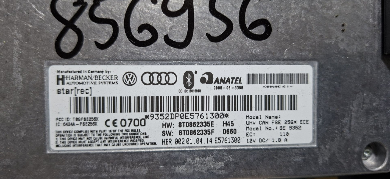 DIJELOVI ELEKTRONIKA MODUL AUDI A4 (B8) > 12-15 3.0 8T0862335E